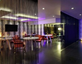 Bar seating at Hilton London Syon Park.