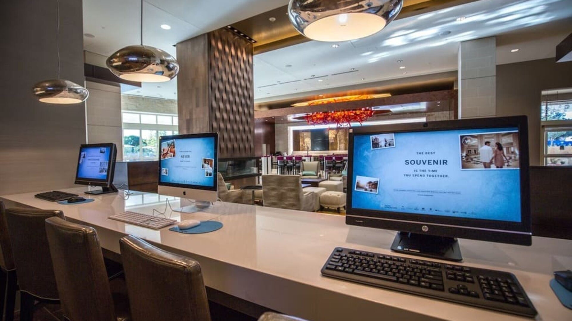 Business center available at Hilton Dallas/ Plano Granite Park.