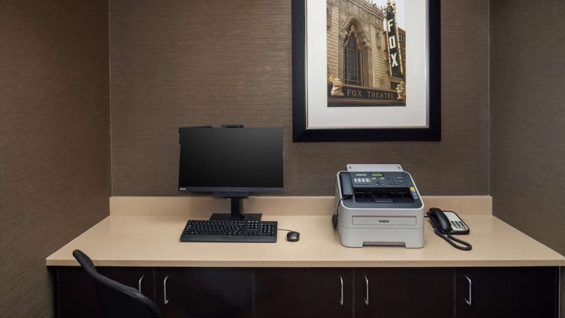 Business center available at Embassy Suites By Hilton St. Louis Downtown.