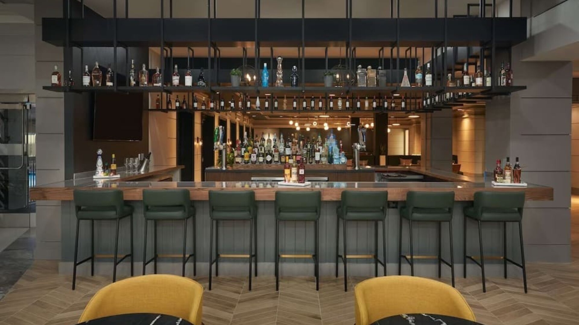 Hotel bar at The Chifley Houston, Tapestry Collection By Hilton.