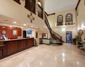 Reception at Casa Rosa Inn.