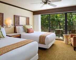 Day use twin room at Ko'a Kea Resort On Po`ipu Beach.