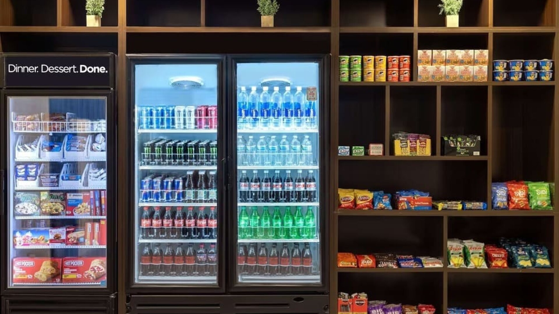 Snack bar at DoubleTree By Hilton Fort Worth South.