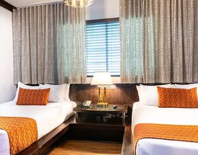 Day use twin room at Hotel Chelsea, A South Beach Group Hotel.