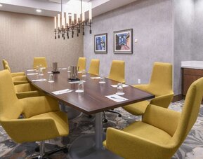 Professional meeting room at Hilton Garden Inn Cincinnati Midtown.