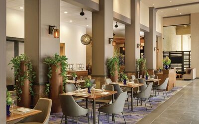 Dining area at Hilton Scottsdale Resort & Villas.