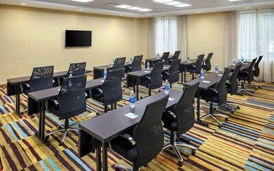 Conference room at Fairfield Inn & Suites By Marriott North Bergen.