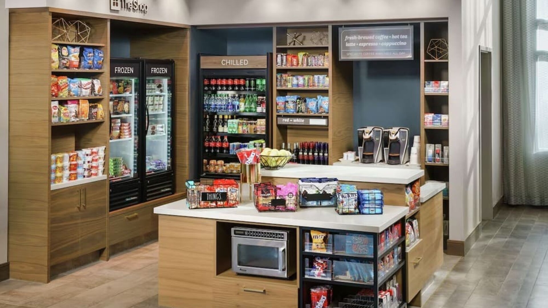 Convenience store at Hilton Garden Inn Sunnyvale.