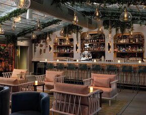 On-site bar at Kimpton Theta New York - Times Square.