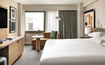 Day use room with workspace at Kimpton Theta New York - Times Square.