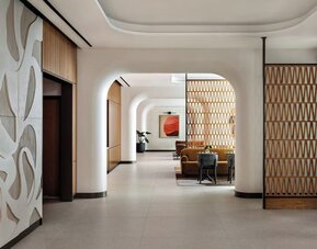 Louge area at Kimpton Theta New York - Times Square.