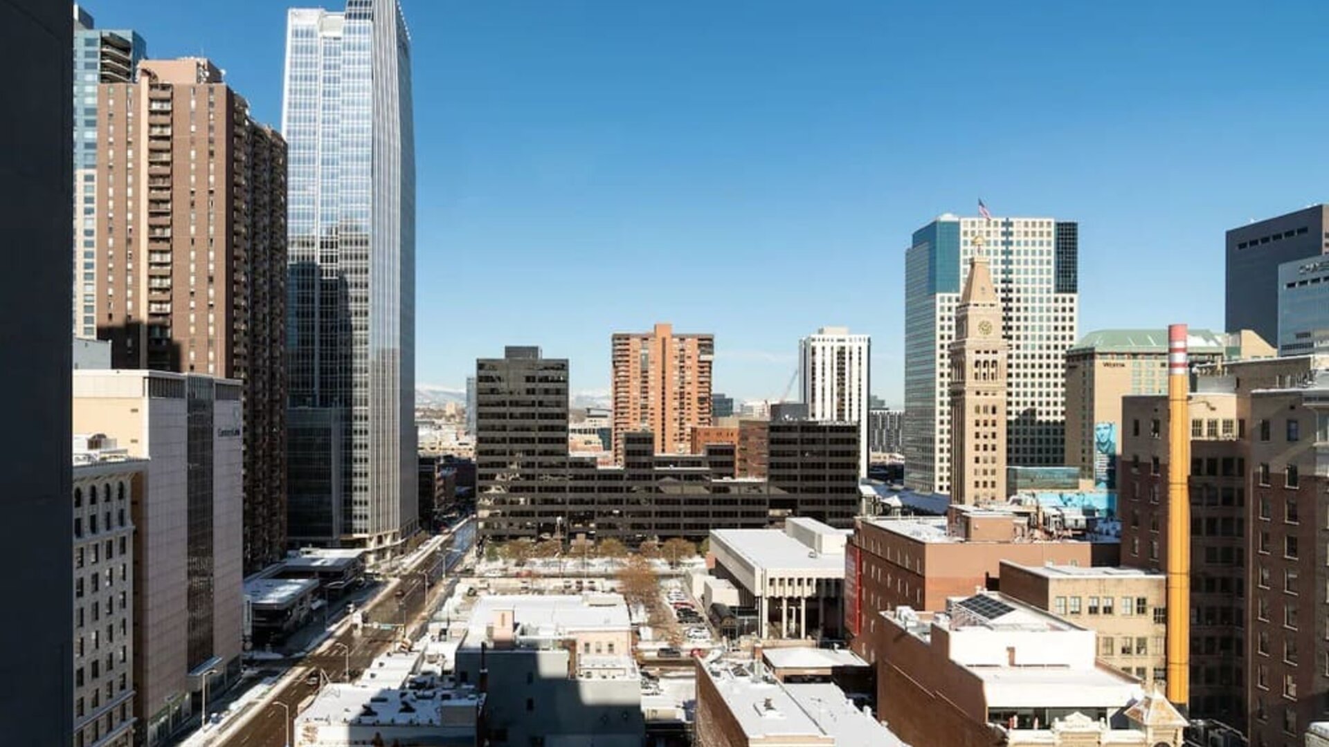 View from room at 	Home2 Suites By Hilton Denver Downtown Convention Center.