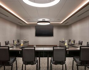 Professional meeting room at Tru By Hilton Denver Downtown Convention Center.
