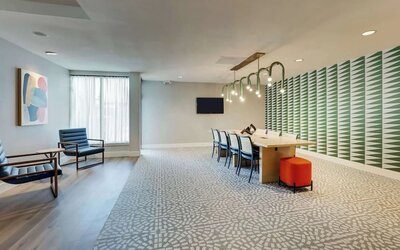 Lobby workspace at Sonesta Select Scottsdale At Mayo Clinic Campus.