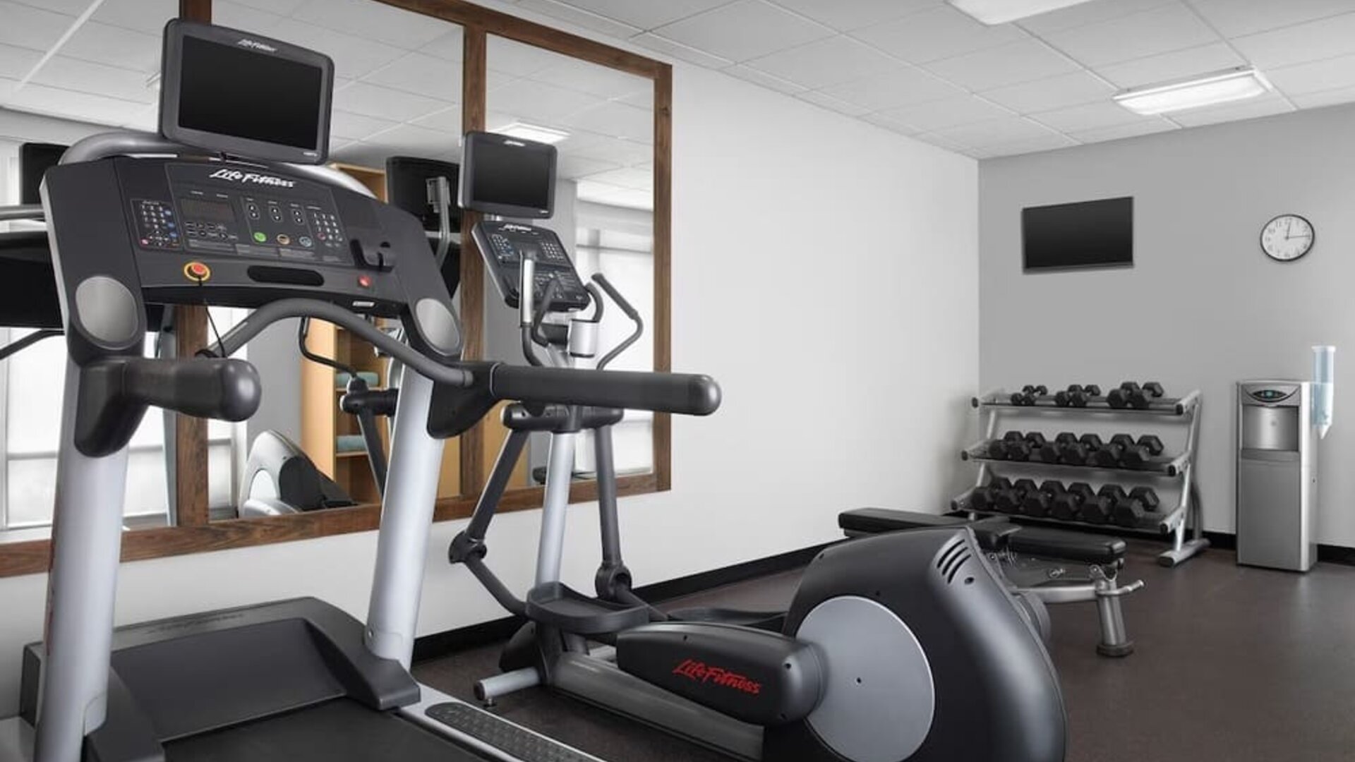 Fitness center available at TownePlace Suites Franklin Cool Springs.