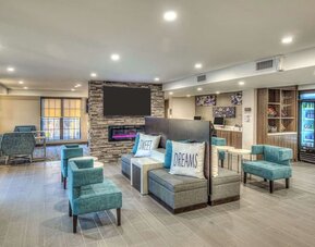 Lobby lounge at Sleep Inn Oakbrook Terrace.