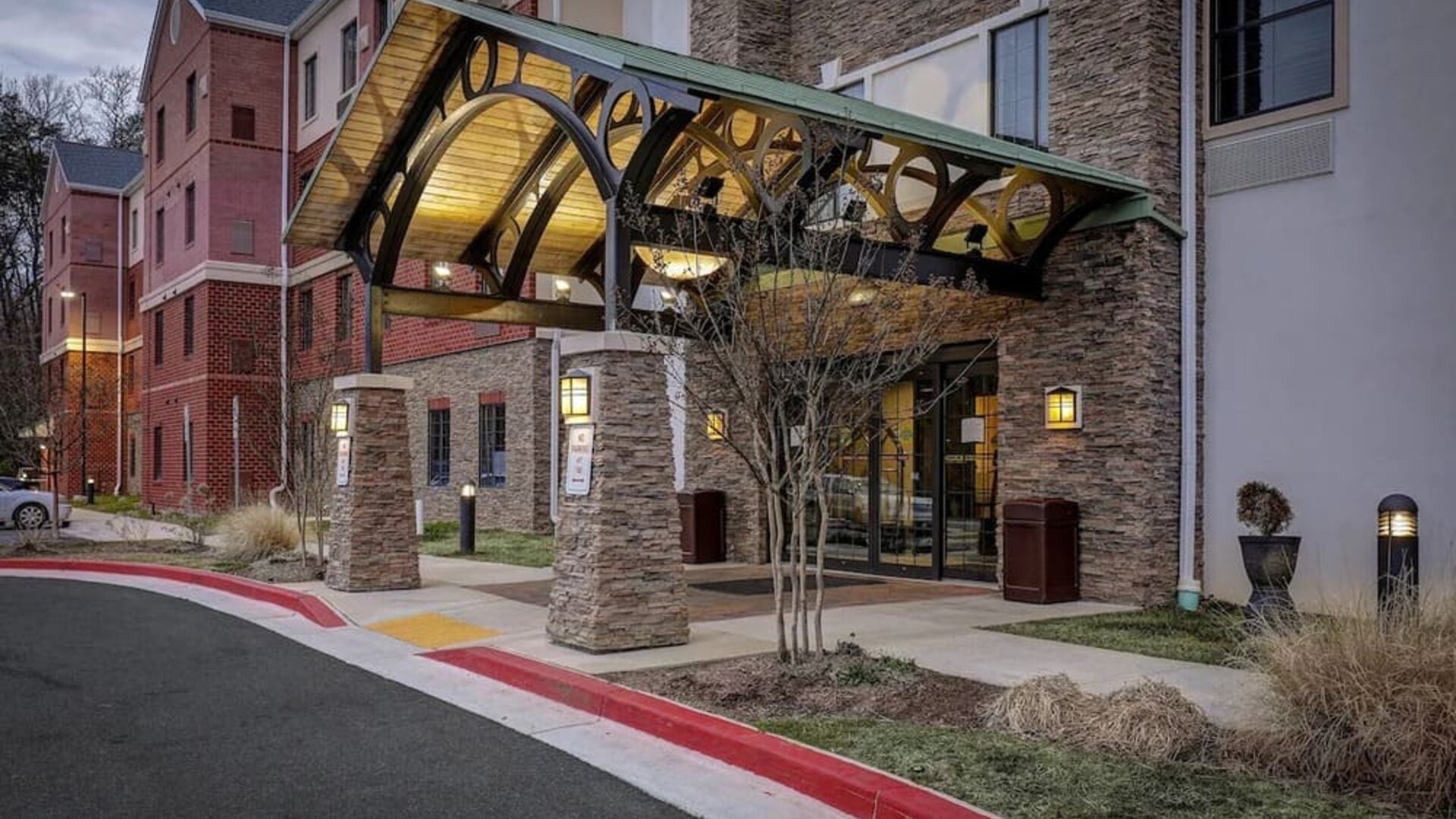 Entrance at Staybridge Suites Washington D.C.- Greenbelt.