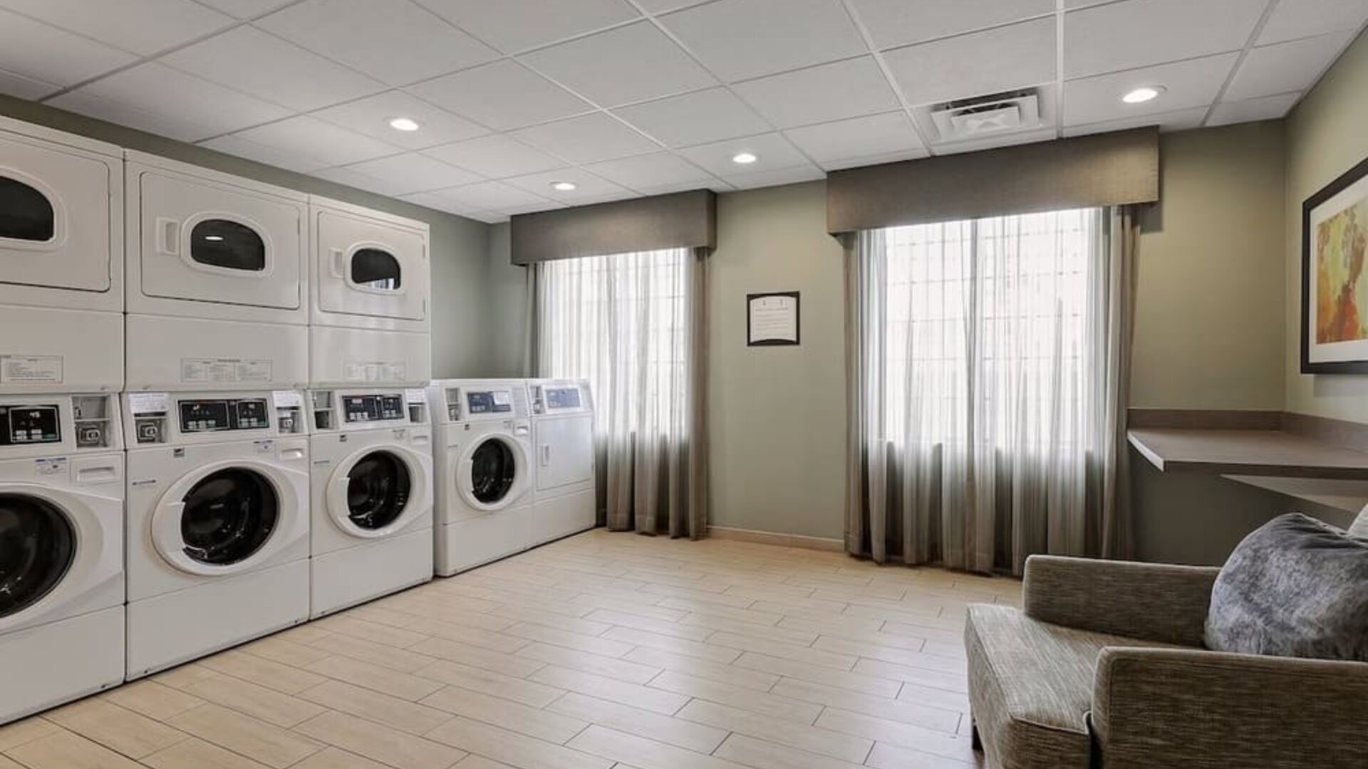 Laundry service available at Staybridge Suites Washington D.C.- Greenbelt.