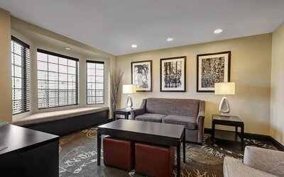 Lobby lounge at Staybridge Suites Washington D.C.- Greenbelt.