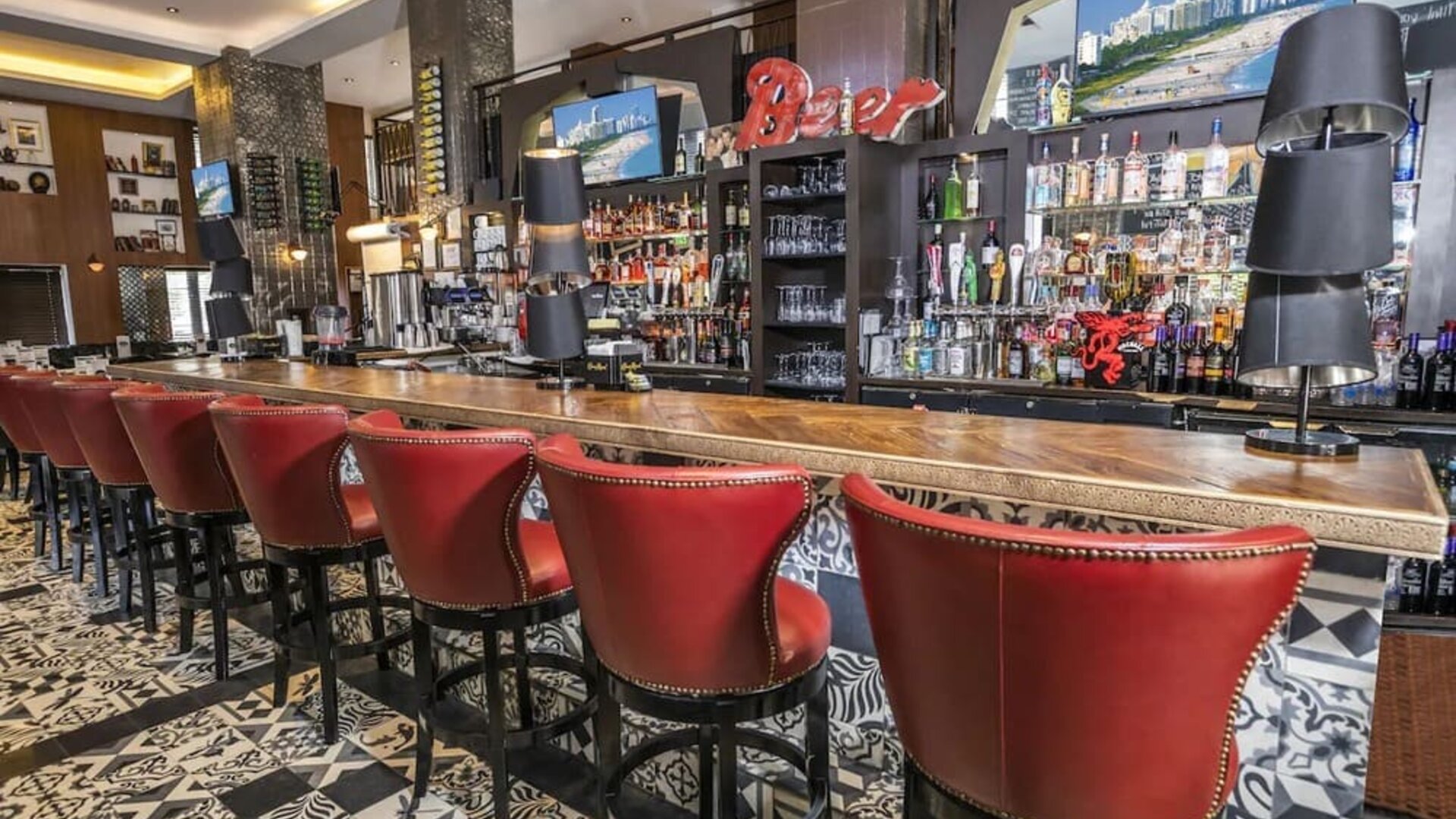 On-site bar at Hotel Croydon.