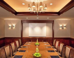 Professional meeting room at Hilton Short Hills.