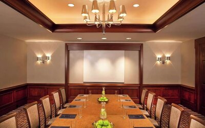 Professional meeting room at Hilton Short Hills.