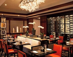 On-site restaurant at Hilton Short Hills.