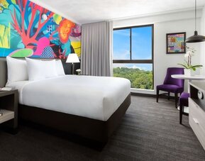 Day use room with natural light at Hotel Studio Allston.