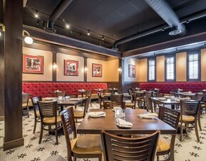 Dining area at Park Manor Hotel.