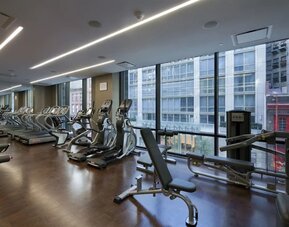Equipped fitness center at Royalton Park Avenue.