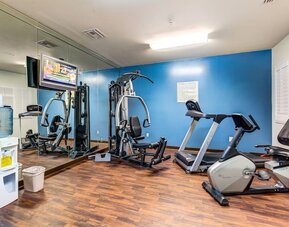 Fitness center available at Comfort Inn Pomona Near Fairplex.