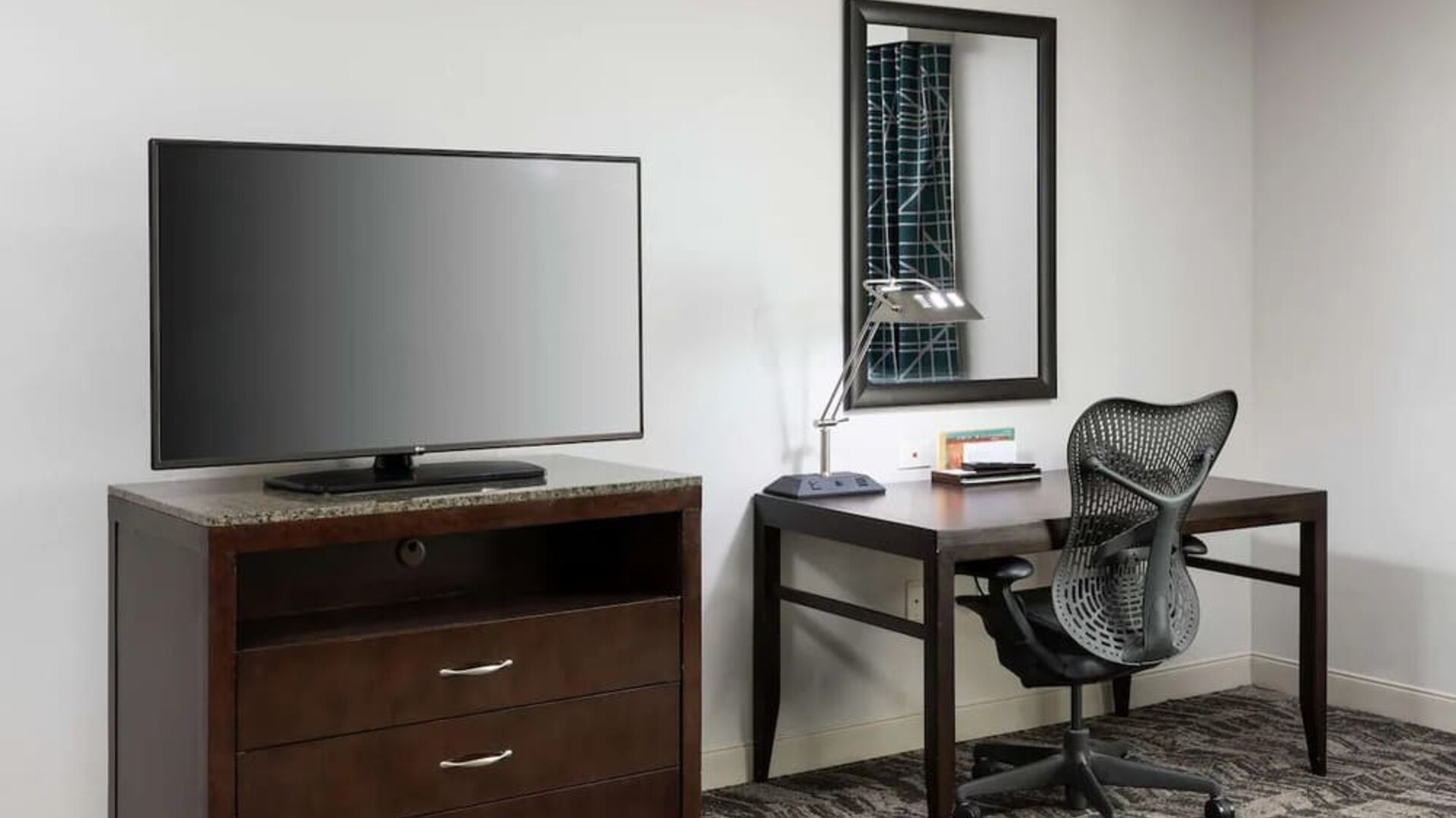 Day use room' workspace at Hilton Garden Inn Dothan.