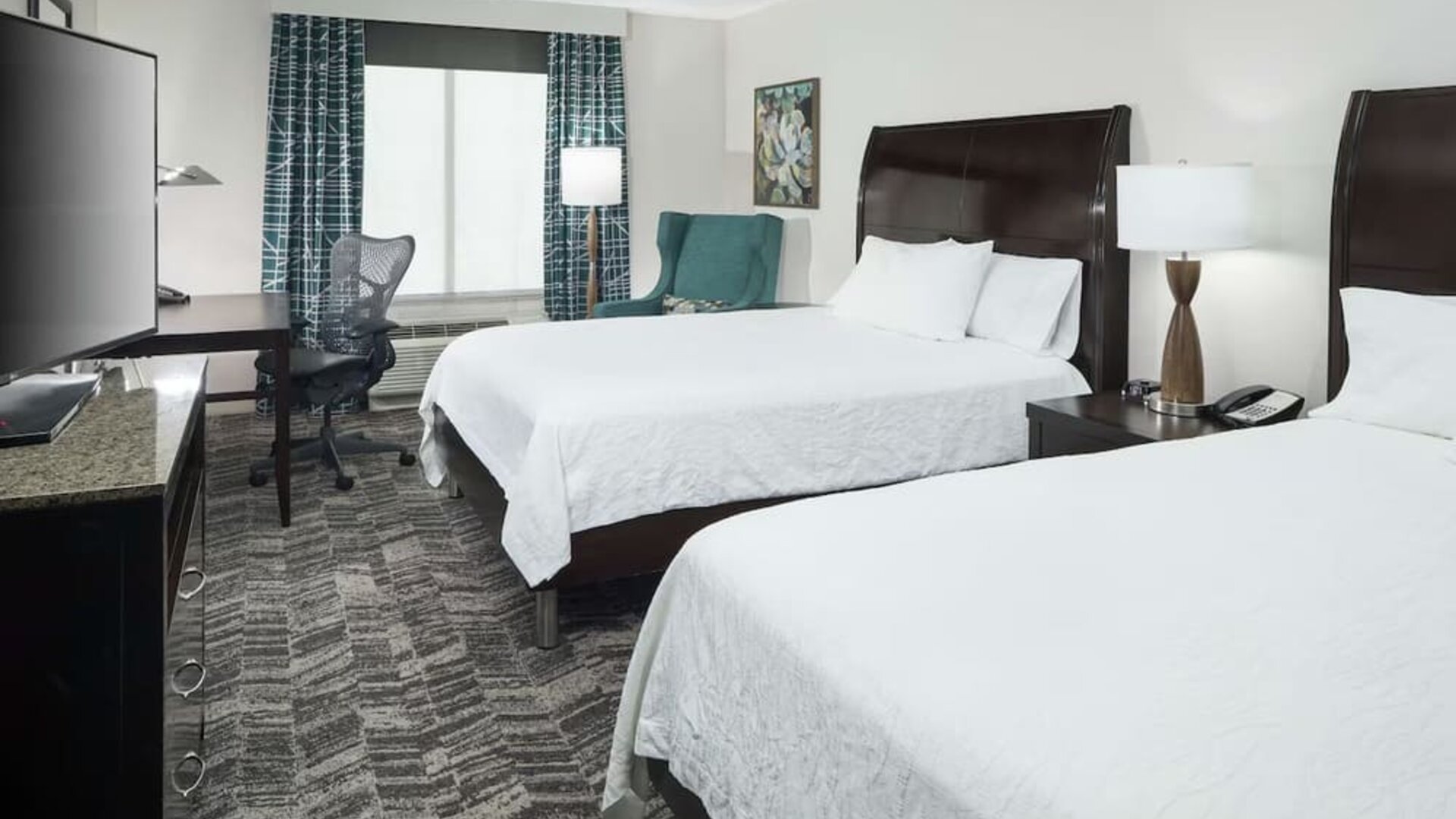 Day use twin room at Hilton Garden Inn Dothan.