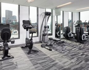 Well equipped fitness center at Spa and massage available at Le Méridien Columbus, The Joseph..