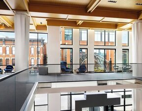 Lounge seating at Le Méridien Columbus, The Joseph.