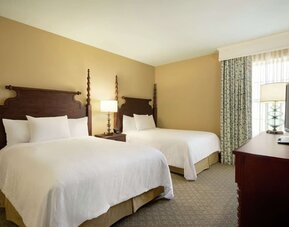 Day use twin room at Embassy Suites By Hilton Savannah.