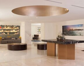 Hotel lobby at Stanford Court San Francisco.