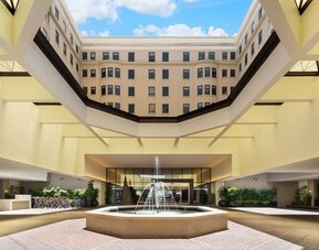Hotel patio at Stanford Court San Francisco.