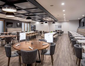 On-site restaurant at DoubleTree By Hilton Washington DC North/Gaithersburg.