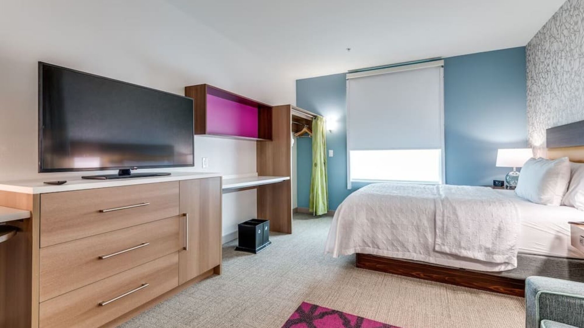 Day use room with work desk at Home2 Suites By Hilton Dallas Medical District Lovefield.