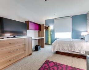 Day use room with work desk at Home2 Suites By Hilton Dallas Medical District Lovefield.
