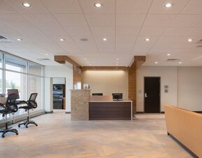 Reception area at Crowne Plaza Chicago SW.