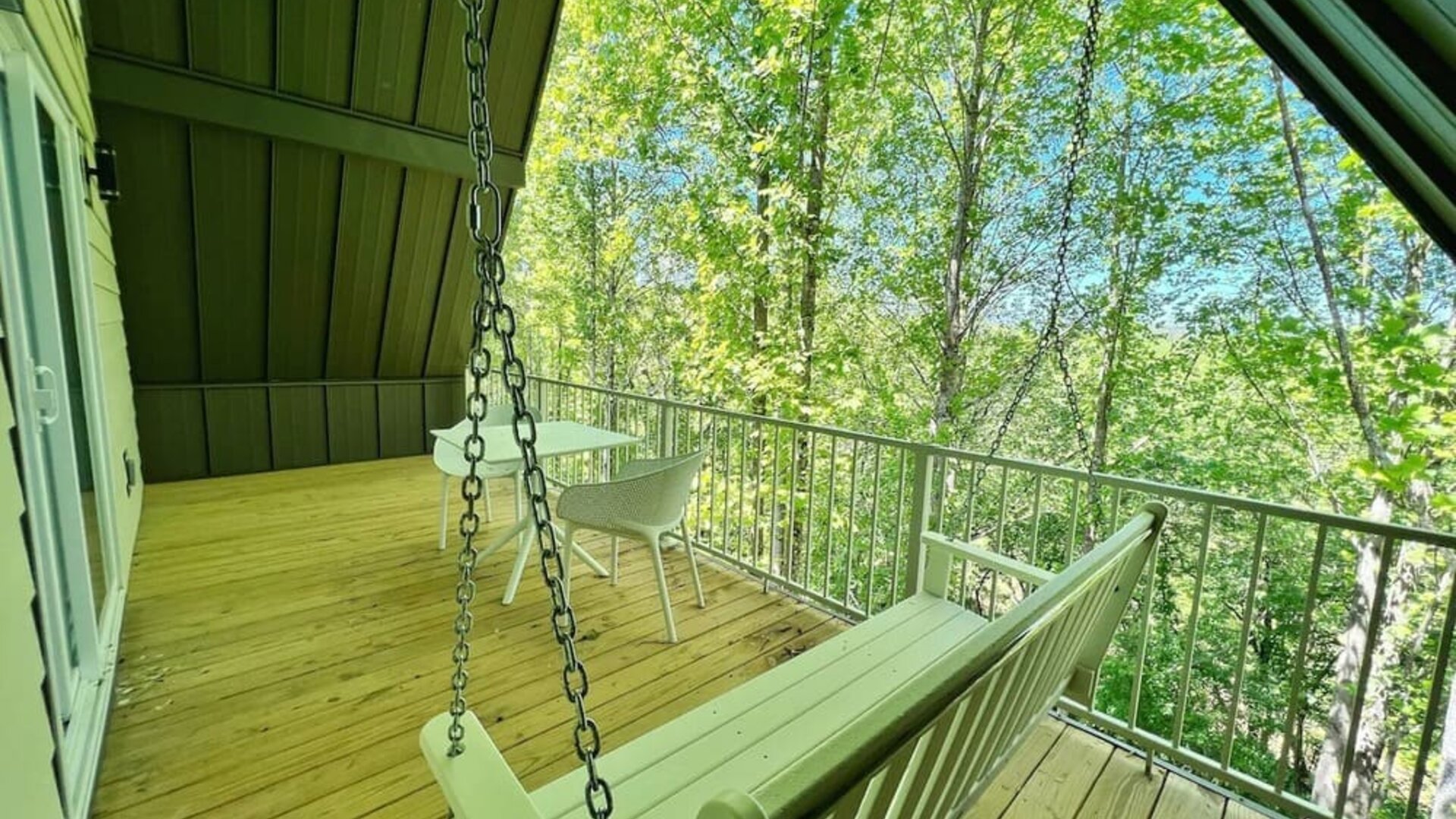 Cabin' balcony at SKYLARANNA Resort & Spa.