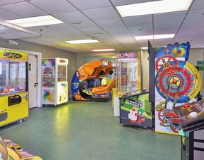 Arcade room at Sea Crest Beach Hotel.