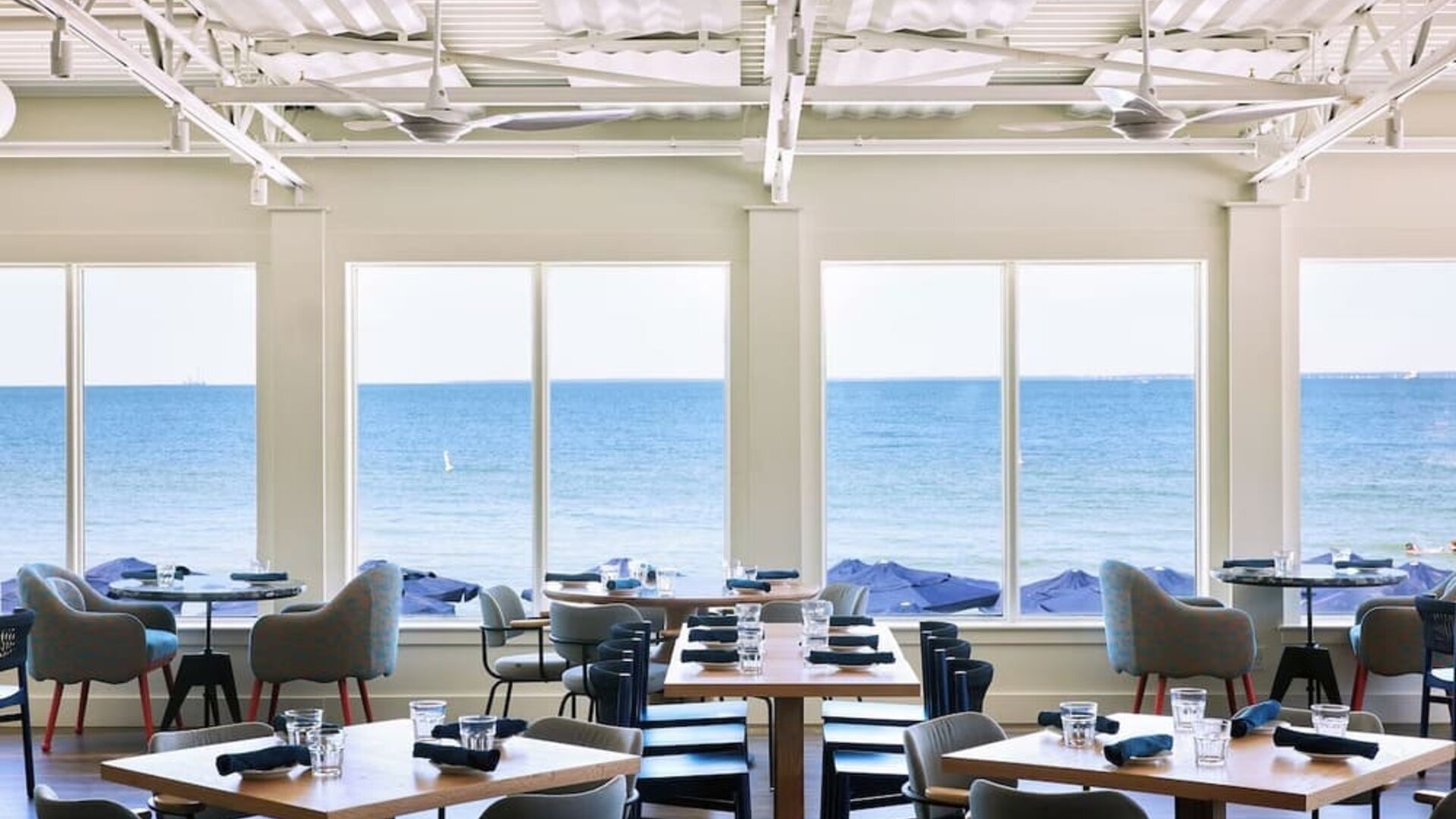On-site restaurant at Sea Crest Beach Hotel.