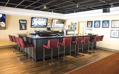 Hotel bar at Cove Haven Resort.