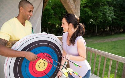 Archery at Cove Haven Resort.