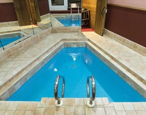 Indoor pool at Cove Haven Resort.