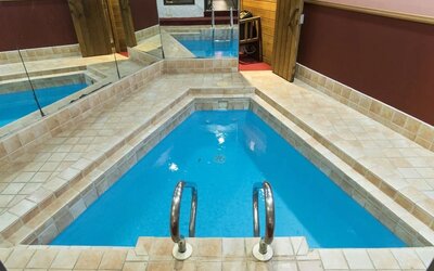 Indoor pool at Cove Haven Resort.