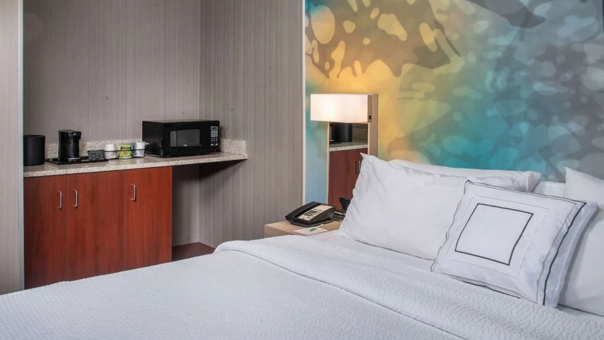 King bed at Sonesta Select Atlanta Norcross I-85.